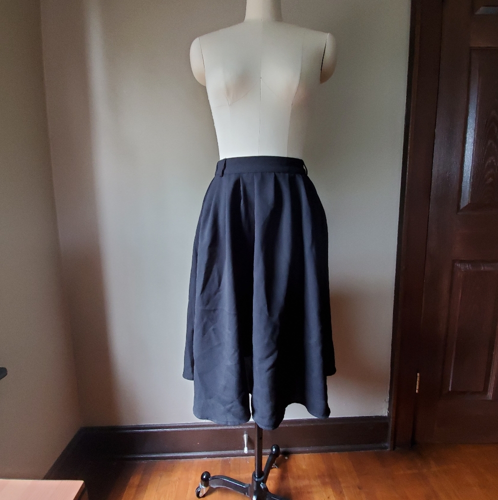 Modcloth - Black Midi Skirt